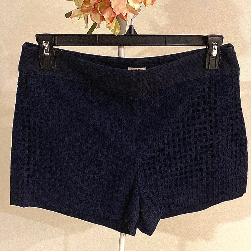 J. Crew Lattice Overlay Shorts
